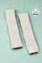 Natural Wool Leggings Gray Corded Winter Women's Knee Pad Thick Footless Over-The-Knee Yoga Stocking - 4