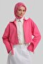 Orkide Mobile Cotton Jacket with Hood and Belt - 24Y5406