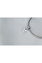 Heart Shaped 4 Leaf Clover Stainless Steel Charm