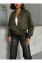 F Suede Coat - Khaki | |   F1809 - 4