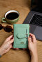 9735 Genuine Leather Women's Wallet Portfolio with Special Design Accessories