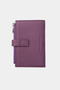 9735 Genuine Leather Special Design Magnetic Women's Wallet Purple - 6