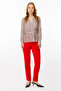 Pleated Patterned Blouse - 4