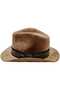 Unisex Nubuck Cowboy Trilby Hat - 3