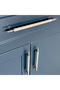 Elif Chrome 96 mm Handle, Luxury Country Kitchen Furniture Cabinet Drawer Handle - 3