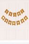 8 Years Old Birthday Kraft White Happy Birthday Banner 3Pcs Heart Balloon Decoration Set - 3