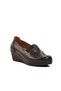 888 Brown Genuine Leather Orthopedic Women's Casual Shoes - 3