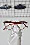 Pascal Burgundy Red Cat Eye Transparent Tr90 Women Men Unisex Blue Screen Goggle Eyewear - 4