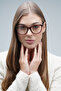 Pascal Burgundy Red Cat Eye Transparent Tr90 Women Men Unisex Blue Screen Goggle Eyewear - 7