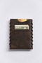 Minimal X V1 Card Holder - Chestnut - Genuine Leather Handmade - Simple Stylish Flexible Minimalist - 3