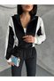 French Velvet Fabric Tracksuit Suit - Soft Textured Cool Comfort - 5