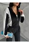 French Velvet Fabric Tracksuit Suit - Soft Textured Cool Comfort - 4