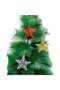 Yb616 10 cm star tree decoration 3 piece christmas
