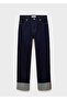 Curved Legs Rinse Wash Jean - 3