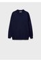 Cotton Linen Round Collar Knitwear Sweater - 2
