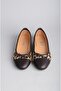 Select 029 genuine leather women's flat shoe coffee leopard - 6