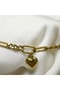 Steel Bracelet with Heart Talisman - 3