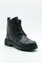 Women's Genuine Leather Fur Boots Water Resistant - 4