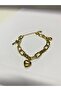 Steel Bracelet with Heart Talisman