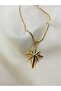 Polar Star Necklace with Gold Steel Chain