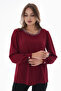 Women's Plus Size Pearl Accessory Crepe Shirt G0070