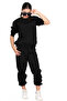 Girls' and Boys' Basic Crew Neck School Tracksuit Set with Elastic Cuffs, 3-Threaded Ribbed Edges, and Cotton Interior. - 3