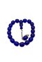 Navy Blue Color 17 Grain Mascot Powder Amber Rosary - 2