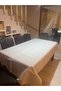 Line Pattern Linen Laceless Tablecloth - 2