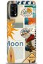 Realme 7 Pro Case Hd Printed Case - Moon + Full Screen Protector