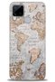 Realme C15 Case Hd Printed Case - World Map + Full Screen Protector