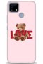 حافظة لهاتف Realme C25 مطبوعة بدقة HD - Love Bear + واقي شاشة كامل