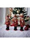 3 Pieces Nutcracker Soldier (7 CM) Nutcracker Pine Tree Ornament New Year Birthday Party Decorations - 3