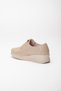 Genuine Leather Orthopedic Women's Wedge Heeled Shoes Beige Elastic Band Without Laces - 6