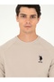 U.S. Polo Assn O-Neck Regular Fit 100% Cotton Men's Sweatshirt (Including Clothing) - 3