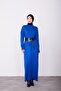 فستان ساكس - موديل 23Kd4248