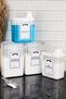 Set of 4 Detergent Storage Containers Self Scale Liquid Softener Colored Whites Label 3000ml