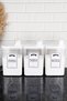3-Pack Detergent Storage Container with Scale, Colored, White, Black, and Label Stickers, Detergent Dispenser 3000ml - 4