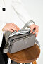 Elegant Gray Shoulder and Hand Bag - 3