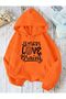 Teachers Love 2 Thread Raster Hooded Pocket Sweatshirt