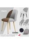Oval Chair Cover, Chair Cover Lycra Elastic 1 Piece Small Oval Chair Cover Chair Cover - 7