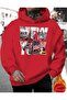 New York City Legend Pattern 2 Thread Raster Hooded Pocket Sweatshirt
