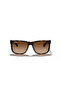 نظارات راي بان رجالية مربعة شمسية - RB 4165 - مقاس العدسة: 55 مم - لون مطاطي فاتح هافانا - 5