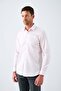 Classic Collar 100% Cotton Comfort Fit Pink Men's Shirt - 3