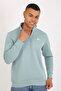 5259-2 Premium Quality Three Thread Half Zip Relax Fit Sweatshirt - 3