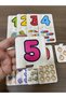 Wooden Matching Puzzle - Figures, One, Two, Three, Four, Educational and Tutorial Matching - 2