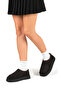 Women's Fur Lined Flat Sole Suede Ankle Boots Cofy - 4
