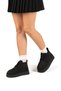 Women's Mini Suede Sheepskin Thick Sole Lace up Boots - 4