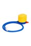 Unisex Antiburst Ball | Blue | 75 Cm | Pvc | With Footpump | Exercise | Home Gym - 3