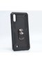 Galaxy M10 Case Camera Protruding Stand Ring Magnet Armor Cover Vega - Black