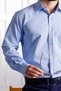 Elvio Textured Classic Fit Pocket Cotton Dark Blue Shirt - 5